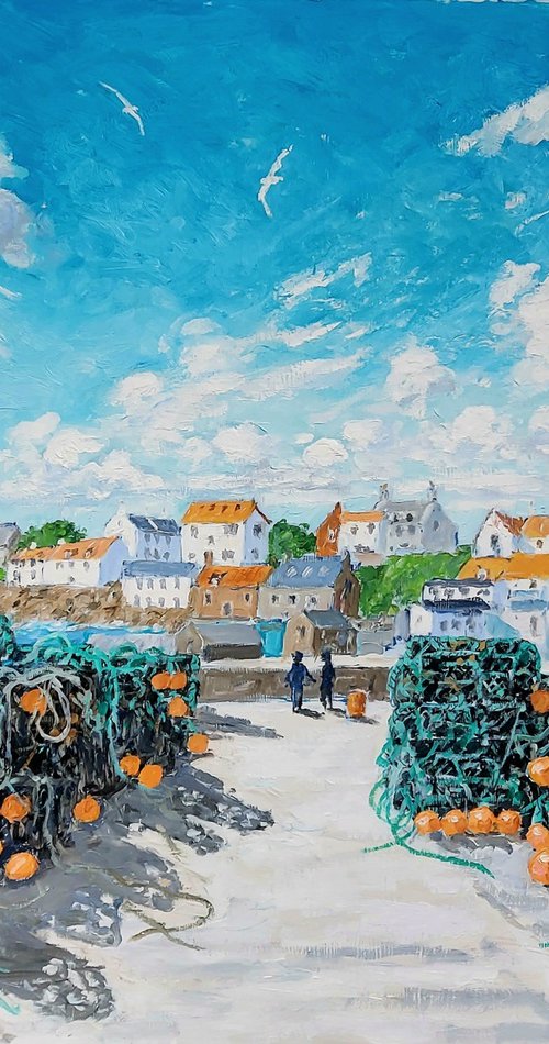 st monans harbour scene 5 by Colin Ross Jack