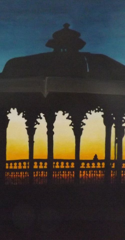 Brighton bandstand by Pauline Sharp