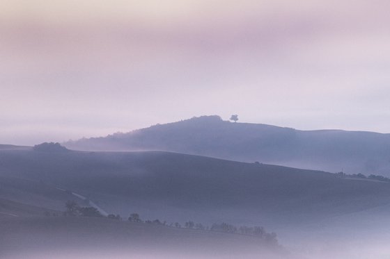 A tuscan homestead before the dawn