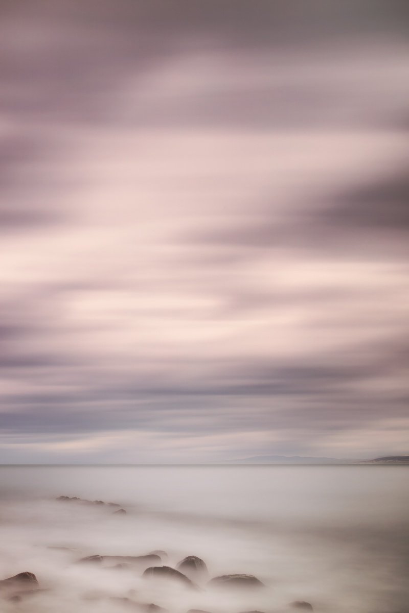 Impressionistic Landscape Photograph By Karim Carella, 35 X 51", The Sea Inside (Studio 7), Original Artwork