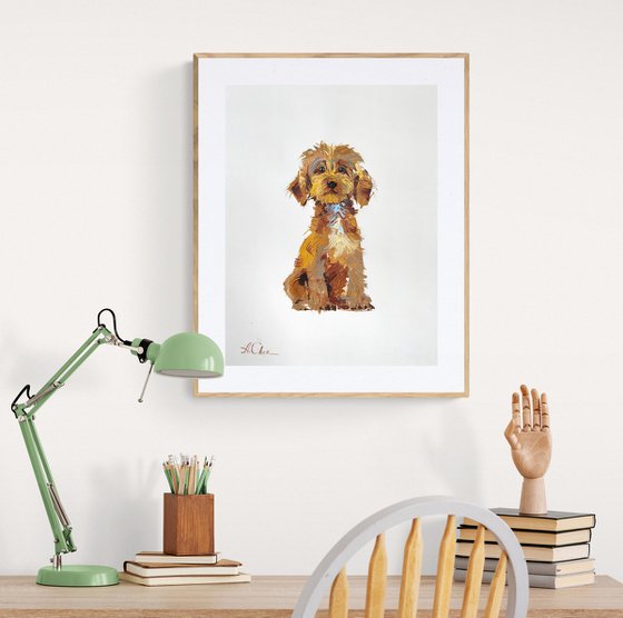 CAVOODLE | acrylic on paper | unframed