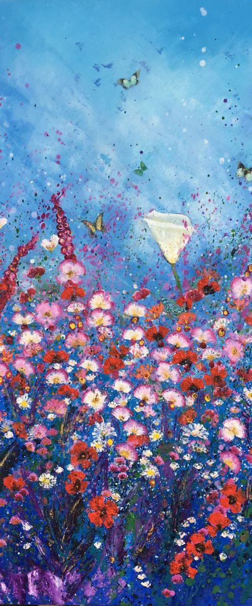 Gazing Where The Lilies Blow by Laure Bury
