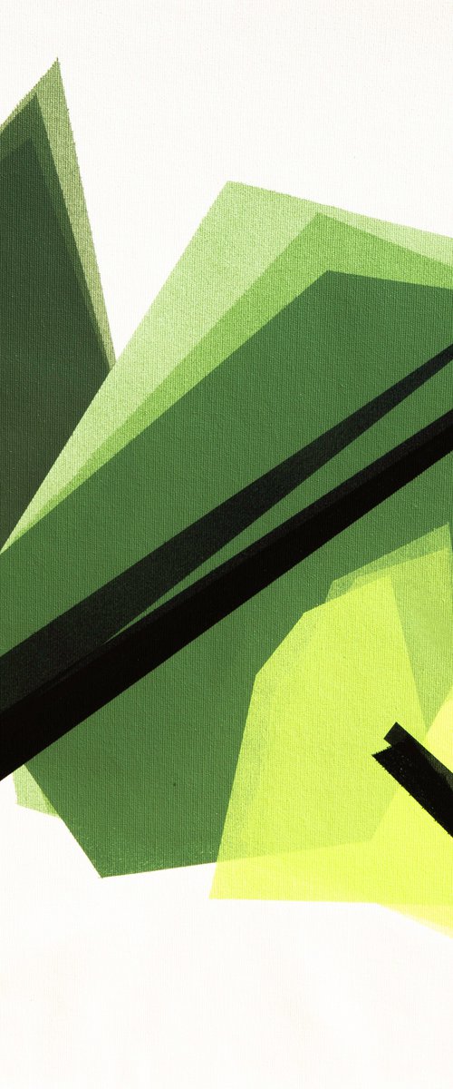 Geometric Green 2 by Catia Goffinet