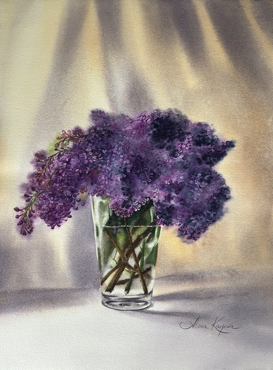 Lilac in a vase