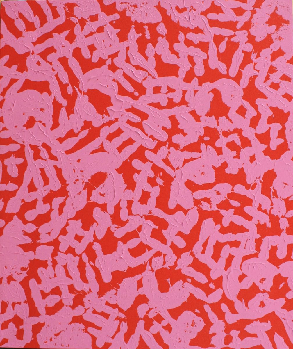 Red Pink (57x67 cm) by Narek Avetisyan