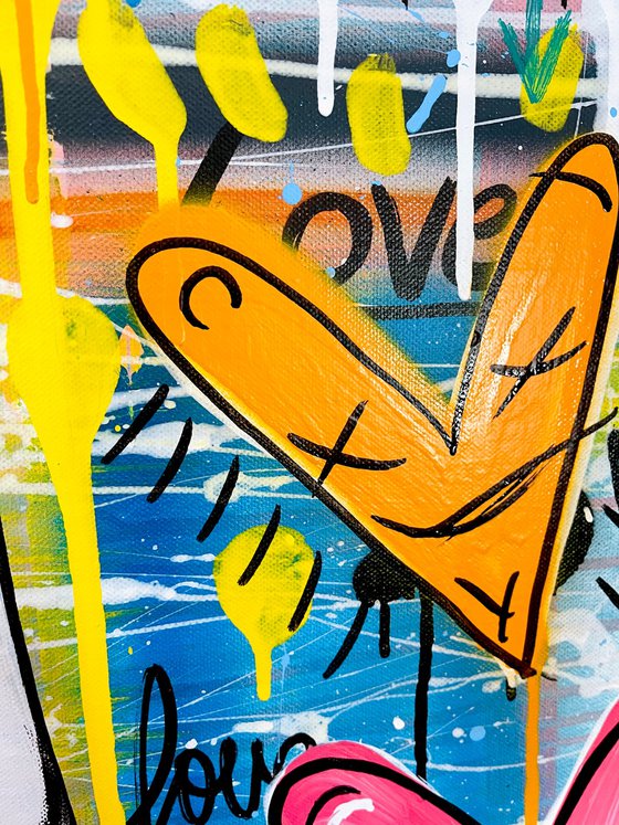 Snoopy Dream (50x100cm) Ready to hang