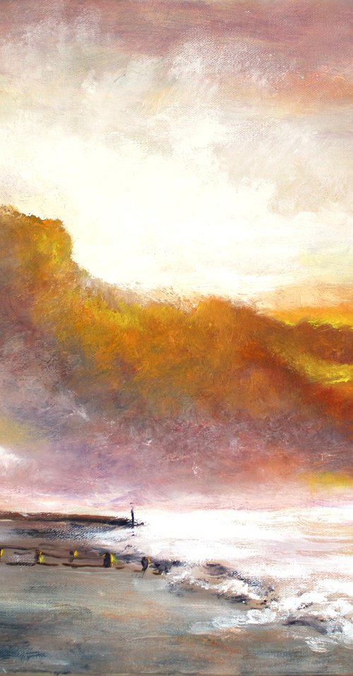 Reculver Towers Kent by Rod Bere