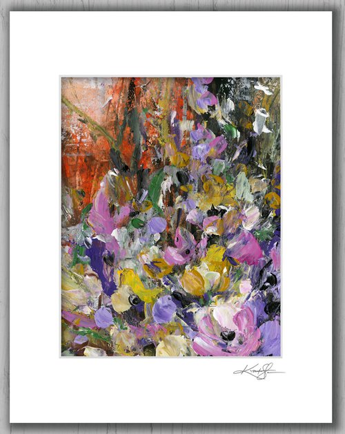 Floral Fall 34 - Floral Abstract Painting by Kathy Morton Stanion by Kathy Morton Stanion