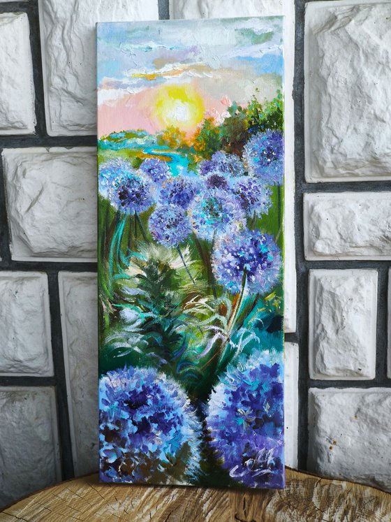 Blooming Onion oil art
