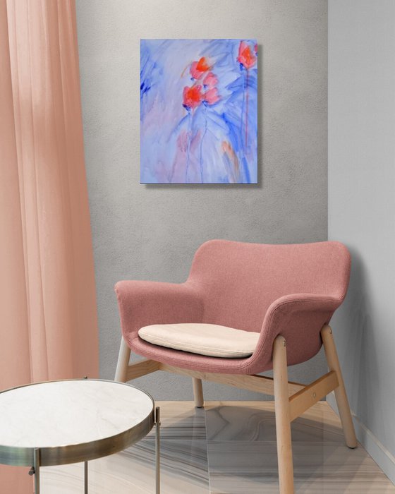 Vibrant Garden Poppies