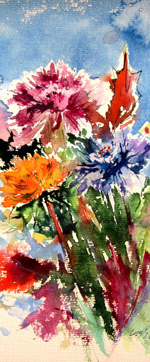 Colorful flowers by Kovács Anna Brigitta