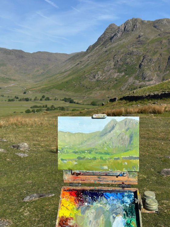 Mickleden from Blea Tarn