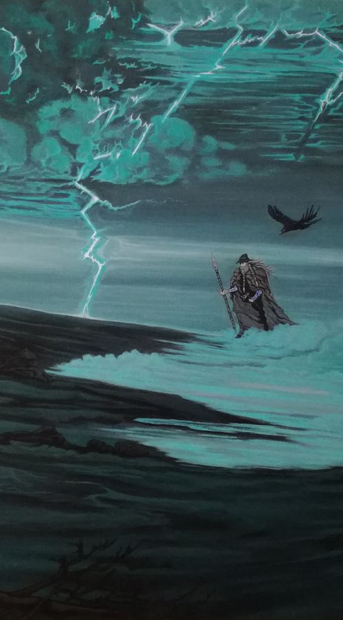 Odin / The wanderer. by Zoe Adams