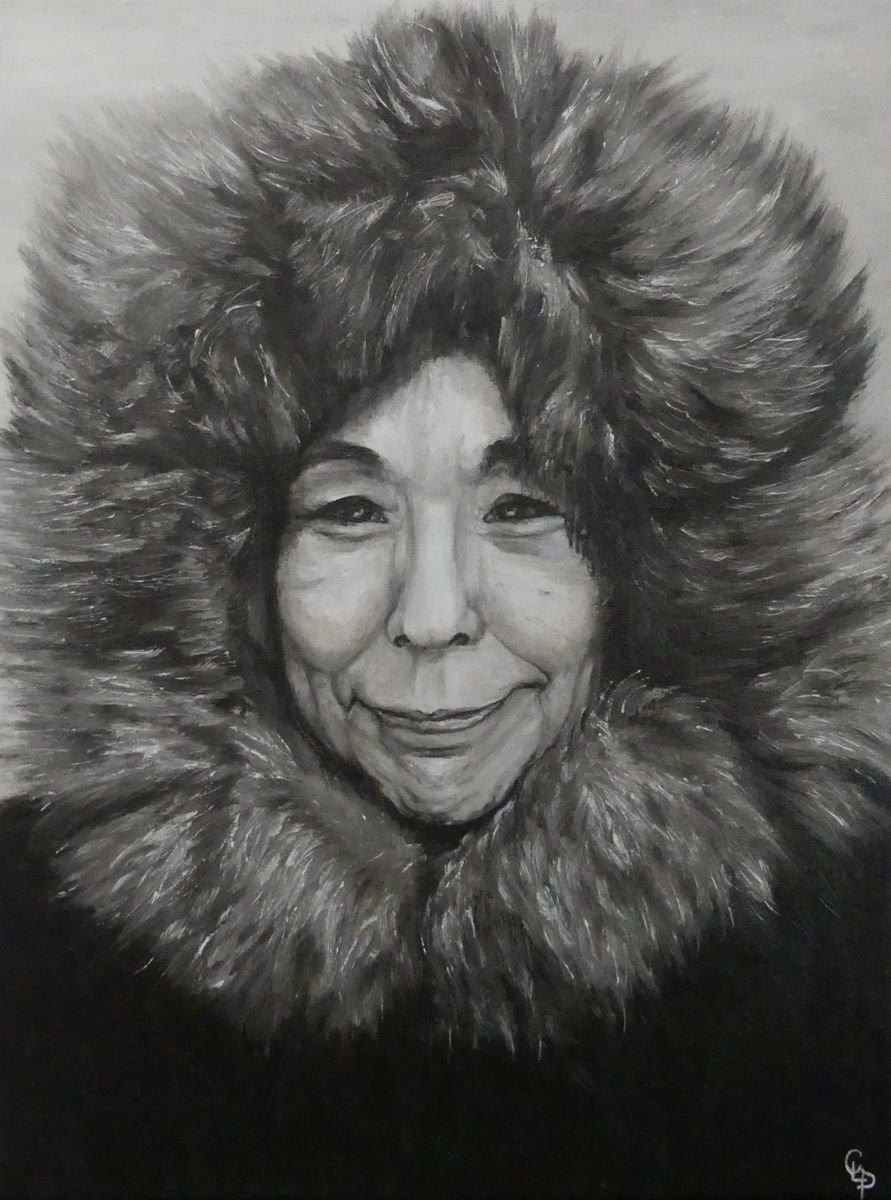 Portrait of a Greenlander by Cecile Pardigon