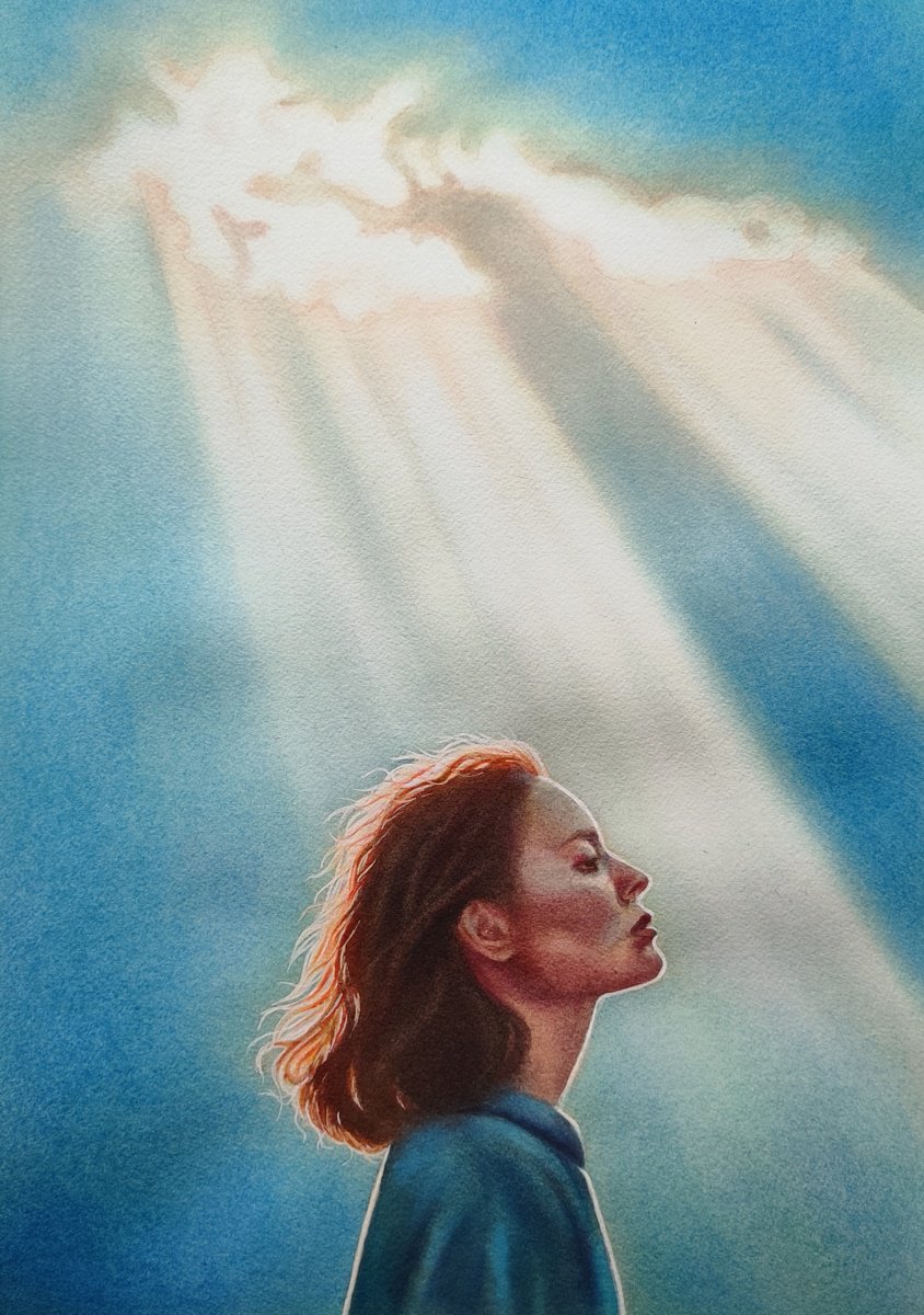 Impressionistic Watercolour , Surrender By Zhanna Utkina, 12 X 17, Artwork For Sale On Artfinder