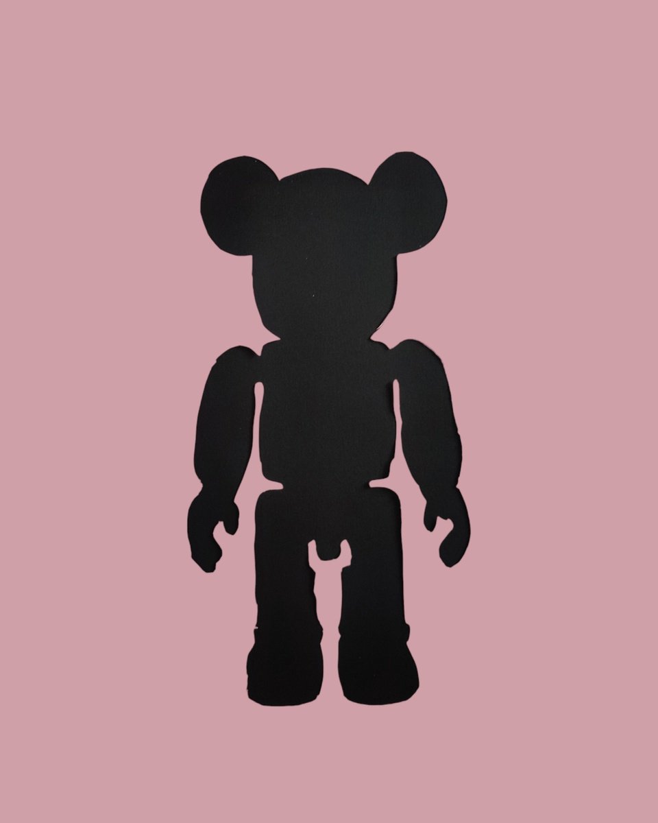 Urban And Pop Animal Collage By Kira K. Sadian, 20 X 24", Bear, Original Artwork