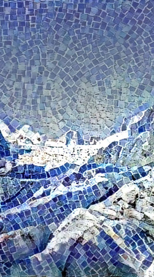 Mosaic seracs N6 by Danielle ARNAL