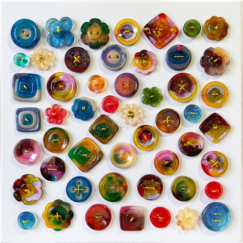Cheerful buttons by Jolanta Czarnecka