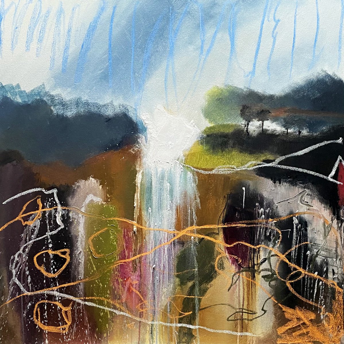 Abstract Land By YS?rei, 28 X 28, Artwork For Sale On Artfinder