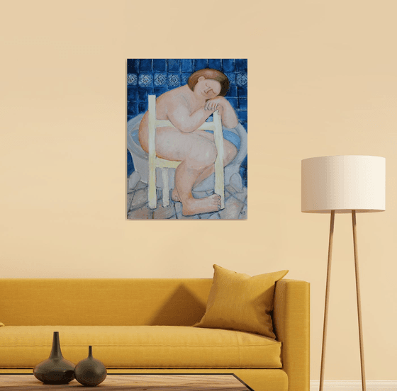 Woman in the Bathroom