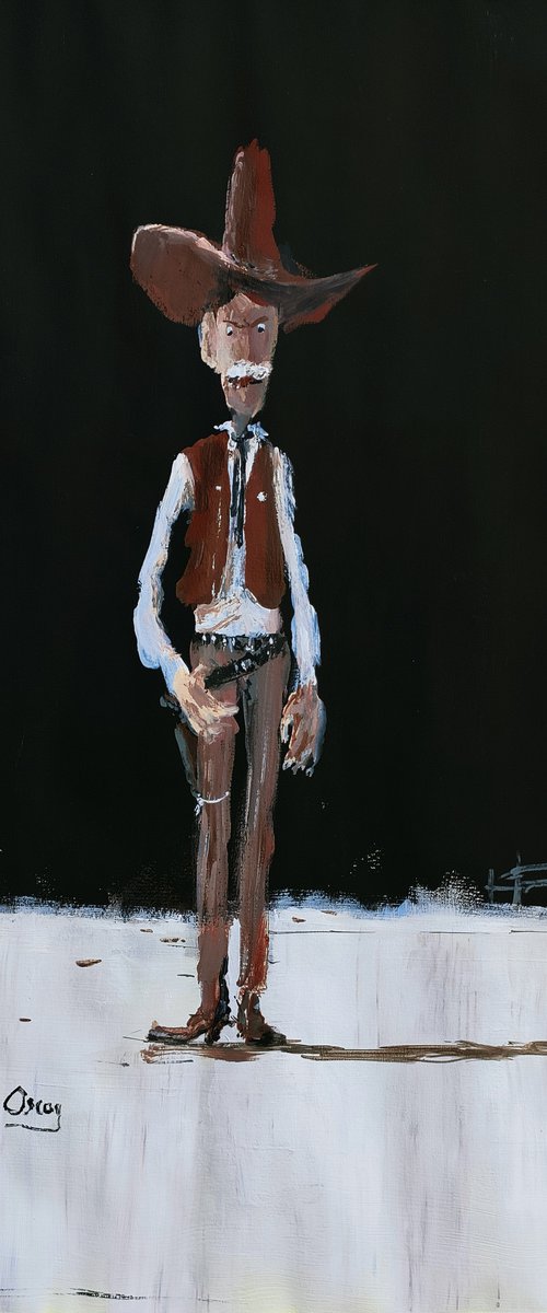 The old sheriff by Oscar Alvarez Pardo