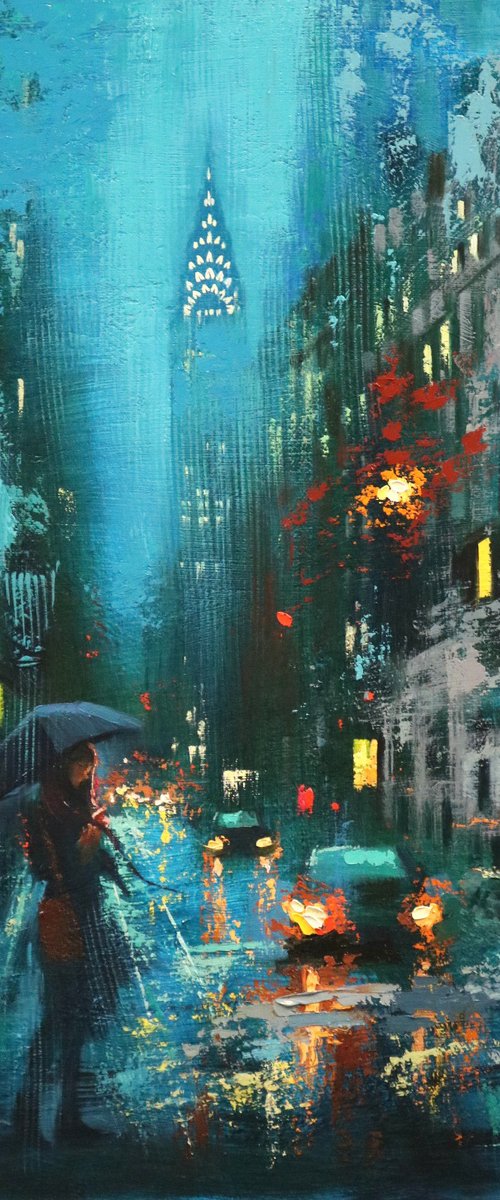 Evening Rain in Lexington by Chin H Shin