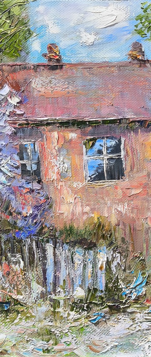 The Old House in Lilacs by Anush Emiryan