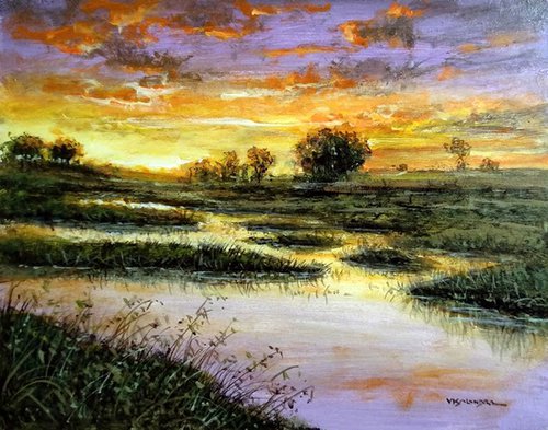Marsh meadows5 by Vishalandra Dakur