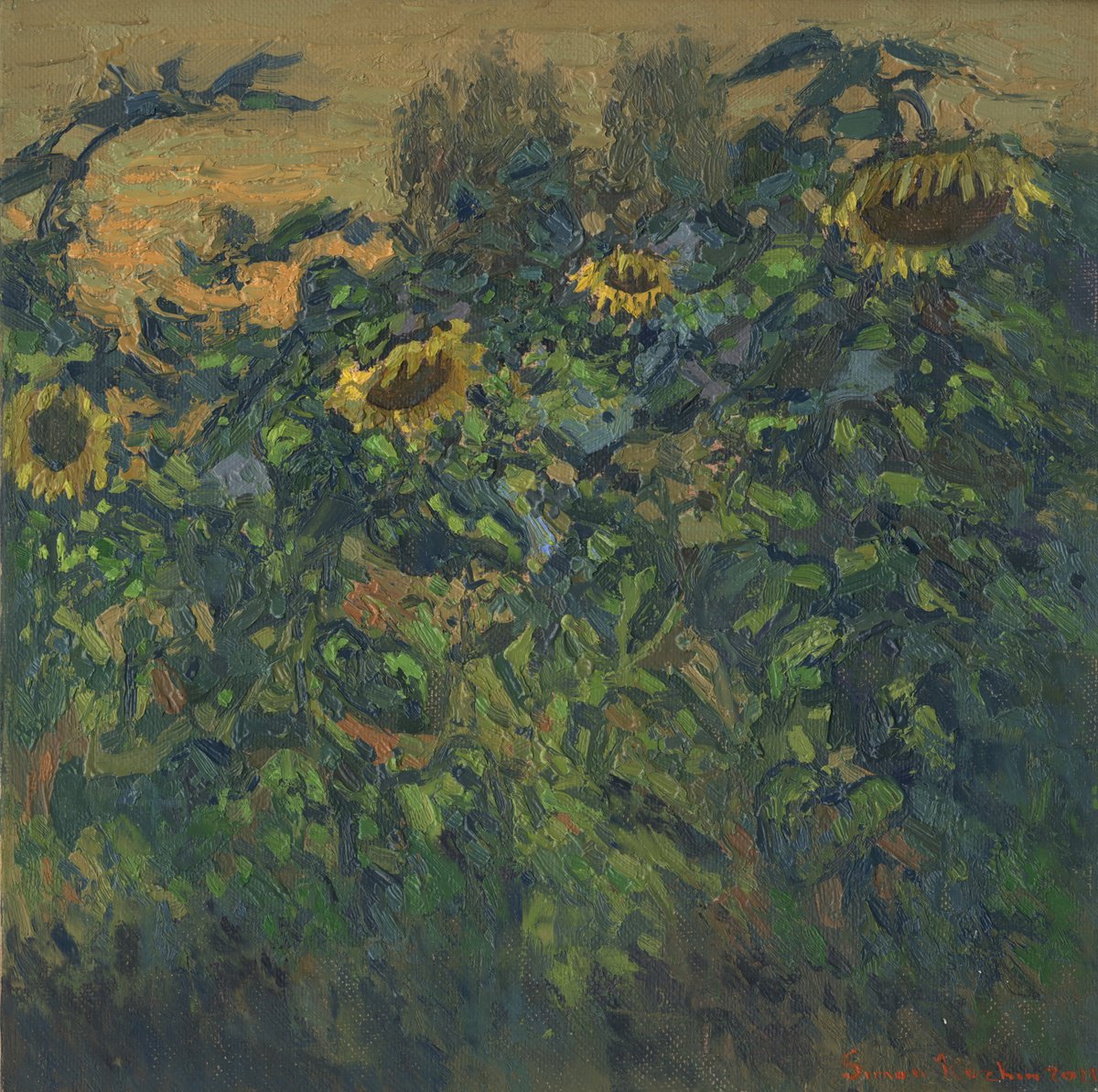 Sunflowers by Simon Kozhin