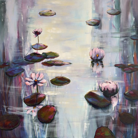 Love The LIght With Water Lilies 3