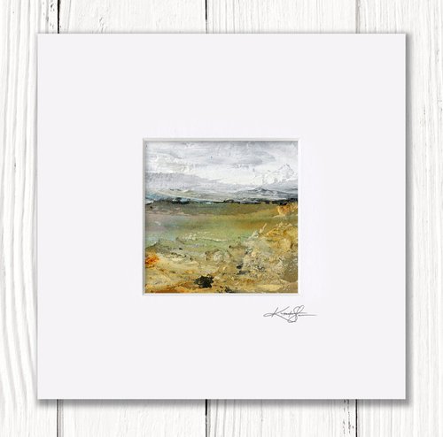 Mystical Land 433 - Textural Landscape Painting by Kathy Morton Stanion by Kathy Morton Stanion
