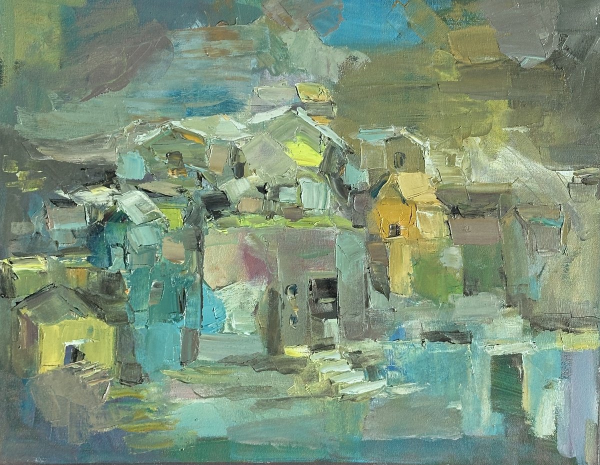 Hometown By Arun Prem, 20 X 16, Artwork For Sale On Artfinder