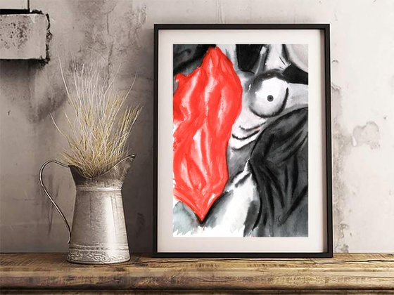 Woman Nude Painting