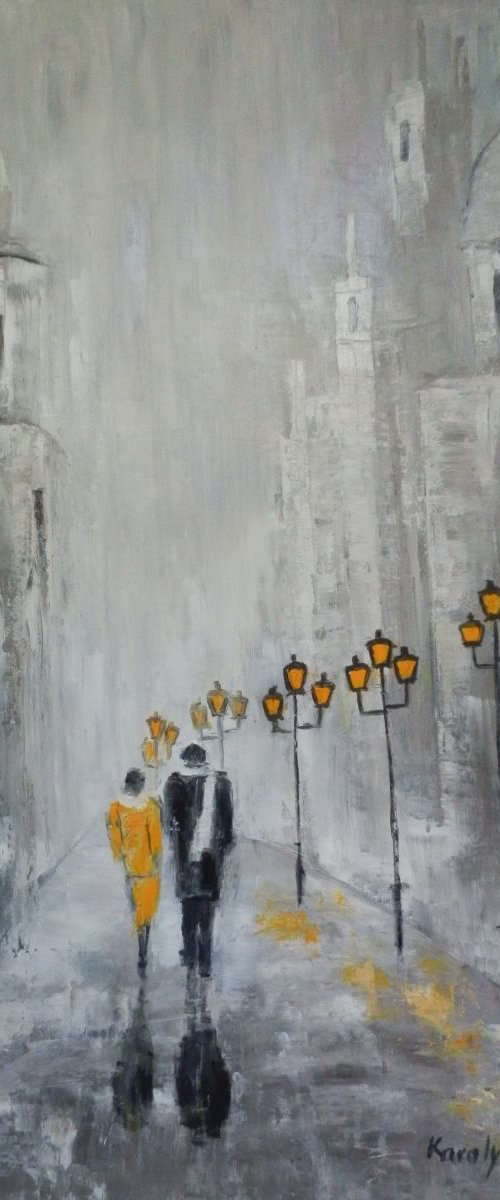 In a winter night by Maria Karalyos