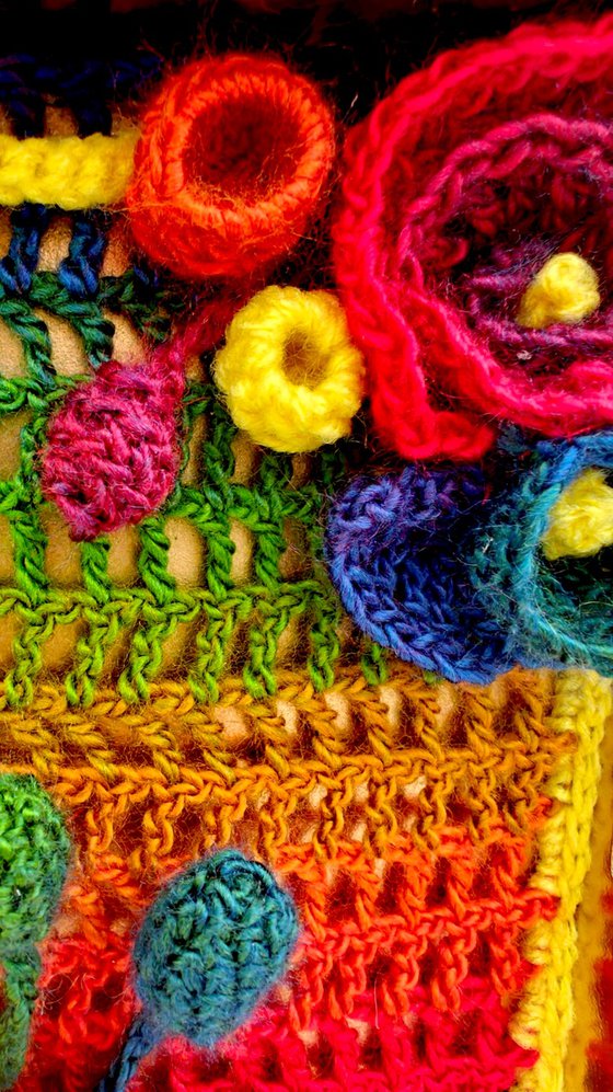 Yarn Flowers 3