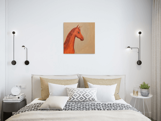 My intrepid orange chestnut unicorn