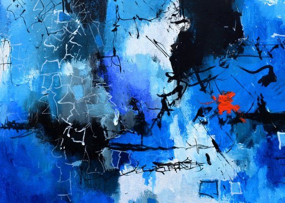 blue words
