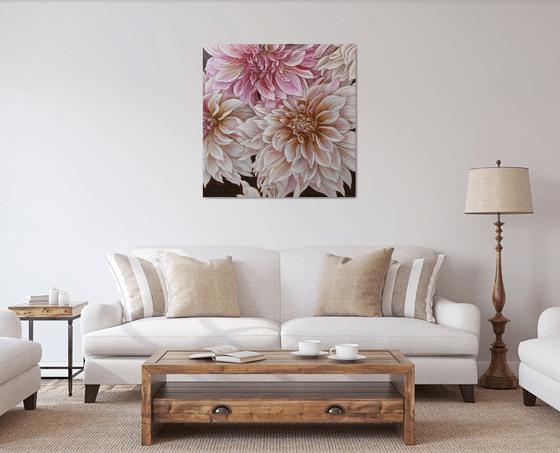Soft Symphony of Dahlias