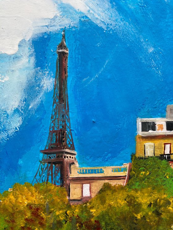 Bright And Sunny Paris In The Afternoon