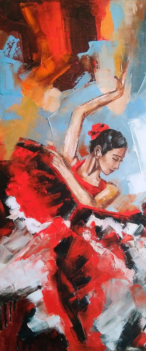Flamenco dancer 1 by Yulia Berseneva