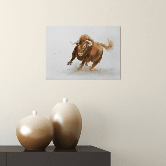 Bull II/  ORIGINAL PAINTING