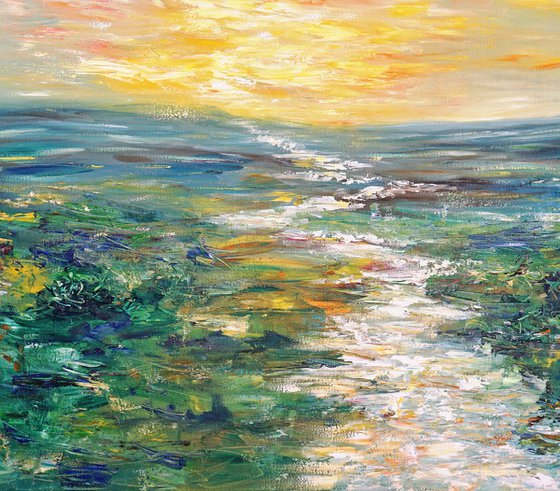 Romantic River M 1 / Oil
