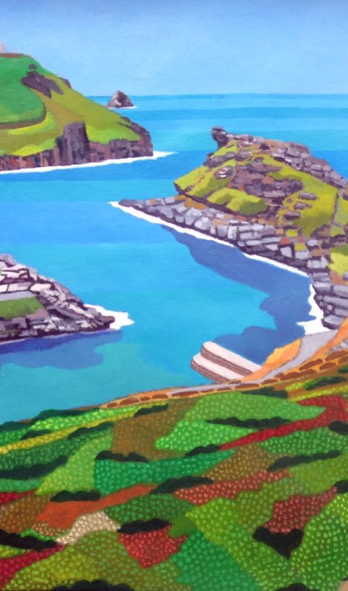 Boscastle harbour by Tim Treagust