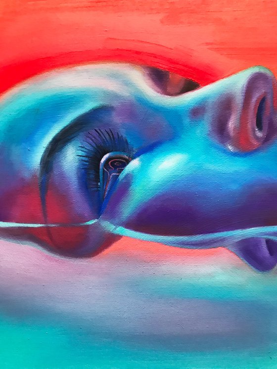 Original Oil Painting on canvas "Hypnosis"