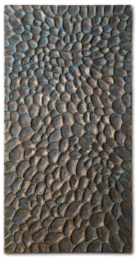 Craters #03/10 | Bronze Coated 3D Wall Art