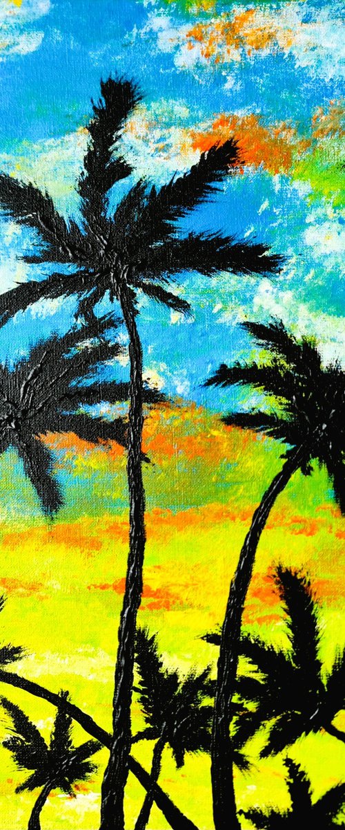 Palm trees 2 by Daniel Urbaník