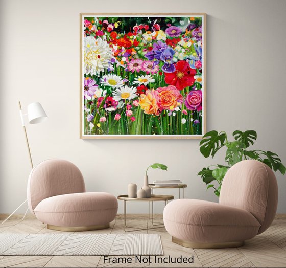 you made the flowers dance