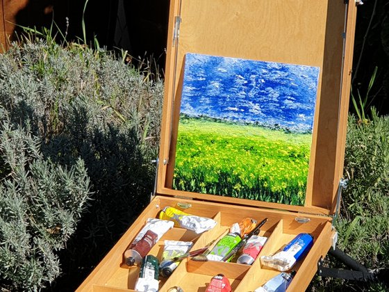 Green Yellow Field