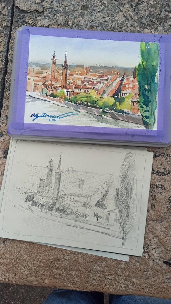 Verona Panorama Plein Air