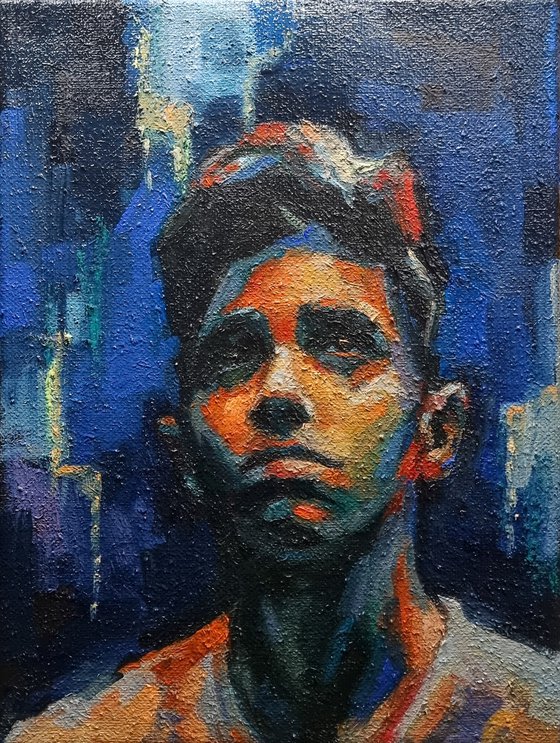 Oil portrait 1224-001